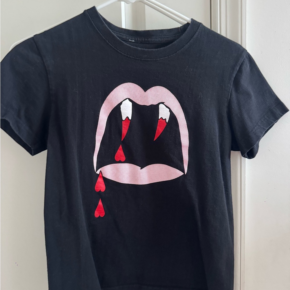 Black Vampire Graphic Kids T-Shirt